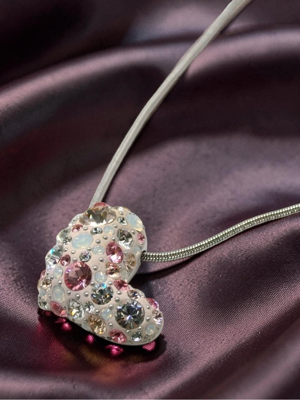 SWAROVSKI Crystal Heart Pendant Necklace 😍💗